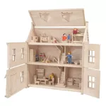 PLANTOYS Victorian Dollhouse, Doll House, Plane, Victoria, Wooden Toy, toys, to enhance imagination