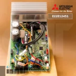 E22E12451 แผงวงจรแอร์ Mitsubishi Electric แผงบอร์ดแอร์ มิตซูบิชิ แผงบอร์ดคอยล์ร้อน รุ่น MUZ-SGH09VA-T1