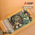 E22E12451 แผงวงจรแอร์ Mitsubishi Electric แผงบอร์ดแอร์ มิตซูบิชิ แผงบอร์ดคอยล์ร้อน รุ่น MUZ-SGH09VA-T1