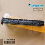 4015169 / 4015169L ใบพัดลมคอยล์เย็น Daikin ใบพัดลมโพรงกระรอก อะไหล่แอร์ ของแท้เบิกศูนย์ / Dimension CM 70x13x14