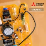 E12C78452 Mitsubishi Electric Air Circuit Board Air Mitsubishi, MS-SD24VC-T1, genuine air conditioner, center