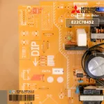 E12C78452 Mitsubishi Electric Air Circuit Board Air Mitsubishi, MS-SD24VC-T1, genuine air conditioner, center