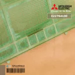 E22764100 1แผ่น แผ่นกรองฝุ่นแอร์ Mitsubishi Electric ฟิลเตอร์แอร์ ฟิลเตอร์กรองฝุ่นแอร์ มิตซูบิชิ อะไหล่แอร์ ของแท้ศูนย์ *ฝั่งซ้าย