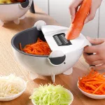 9 in 1 Multifunction Easy Food Chopper Carrot Potato Graater Kitchen Tools Manual Vegetable Cutter Chopper Slicer