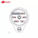 เครื่องฟอกอากาศ Air Purifier Media รุ่น KJ800F-A1ใช้กับพื้นที่34-96ตรม ตัวกรองไฟเบอร์HEPA ผ่อนฟรี 0%นาน10เดือน