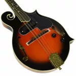 Paramount SMA007E  Electric Mandolin แมนโดลินไฟฟ้า 27 นิ้ว มาตรฐาน ไม้สปรูซ/ลินเดน เจาะช่องเสียงตัว F หัวหยัก ไหล่หยัก ** ประกันศูนย์ 1 ปี **