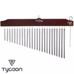 Tycoon® Percussion ราวเบล 25 บาร์ โครเมียม รุ่น TIM25C 25 Chrome Bars Chimes
