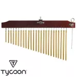 Tycoon® Percussion ราวเบล 25 บาร์ สีทอง รุ่น TIM25G 25 Gold Bars Chimes