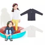 Kidsumplay Zip-up Rashguard that the long-sleeved water has a UV face zipper for children.