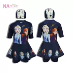 Disney Frozen ชุดว่ายน้ำเด็กหญิง ลายการ์ตูนโฟรสเซ่น Frozen เจ้าหญิงหิมะ จาก NADreams Girl Swimwear ผู้หญิง ชุดว่ายน้ำ