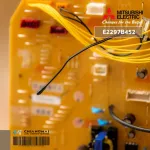 E2297B452 แผงวงจรแอร์ Mitsubishi Electric แผงบอร์ดคอยล์เย็น แอร์มิตซูบิชิ รุ่น MSY-JP18VF-TH1 อะไหล่แอร์ ของแท้ศูนย์