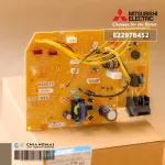 E2297B452 แผงวงจรแอร์ Mitsubishi Electric แผงบอร์ดคอยล์เย็น แอร์มิตซูบิชิ รุ่น MSY-JP18VF-TH1 อะไหล่แอร์ ของแท้ศูนย์