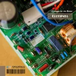 E2233P451 แผงวงจรแอร์ Mitsubishi Electric แผงบอร์ดแอร์ มิตซูบิชิ แผงบอร์ดคอยล์ร้อน รุ่น MUY-KT18VF-TH1