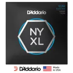 D'Addario® สายกีตาร์ไฟฟ้า เบอร์ 11 แบบผสม วัสดุนิกเกิล ซีรีย์ NYXL ของแท้ 100% รุ่น NYXL1152 Medium Top / Heavy Bottom, 11-52 ** Made in USA **