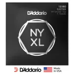 D'Addario® สายกีตาร์ไฟฟ้า เบอร์ 12 แบบผสม วัสดุนิกเกิล ซีรีย์ NYXL ของแท้ 100% รุ่น NYXL1260 Extra Heavy, 12-60 ** Made in USA **