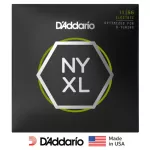 D'Addario® สายกีตาร์ไฟฟ้า เบอร์ 11 วัสดุนิกเกิล ซีรีย์ NYXL ของแท้ 100% รุ่น NYXL1156 Medium Top / Extra Heavy Bottom, 11-56 ** Made in USA **