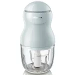 Bear, household grinder, minced meat, garlic meat, stainless steel grinder [Baby supplement] 0.3L high borro silicate glass