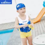 Professional children's swimwear, swimwear, girl A collection of hats, water, rings, arms
