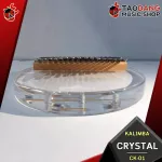 Crystal Kalimba 17 Key. The material is made of acrylic to clear and clear sound. Small, easy to carry - Red turtle
