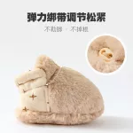 Children's shoes, newborns, warm shoes, plus velvet, soft cotton shoes below, protection against feathers.