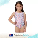 PIPING HOTER, a young girl swimsuit, has a Rainbow Tie Dye Piping Hot color. Leading brands from Australia.