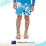 PIPING HOTER, Children's Swimming Baby, short -sleeved rope, Ocean Blue Palm Piping Hot, leading brands from Australia.