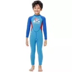 ชุดว่ายน้ำ ชุดดำน้ำเด็กผู้ชาย เก็บอุณหภูมิได้ ผ้าNeoprene ความหนา2.5mm. ลายใหม่ล่าสุด