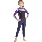 Children's swimwear, good temperature, Neoprene fabric, 2.5 mm, long -temperature control kit, UV UPF50+