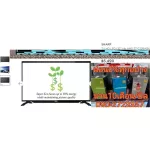 SHARP32 inch Analog TV HD2TC32BA1M Lots Slotcard headphones+USB+HDMI+AV Stability, high heat resistant voltage, protective from lightning