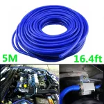 Car 4mm Blue Silicone Vacuum Hose Rubber Air Water Coolant Pipe Tube Universal