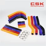 Silicone Radiator Coolant Hose Clamps  For Suzuki Rm125 Rm 125 2001-2008 02 03 04 05 Red