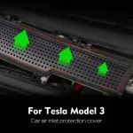 For Tesla Model 3 -CAR AIR Inlet Protection Cover Air Int Air Conditioning A/C Intake System