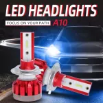 H1/H3/H4/H7/H11/9005/9006 8000K Ice Blue Light CSP Chips Car Headlight Bulbs 80W 12000LM Car Led Headlights Lamp Genuine A10