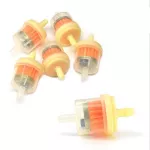 10pcs Universal Inline Gas/fuel Filter 6mm-7mm 1/4" Lawn Mower Small Engine Motorcycle Scooter Gasoline Filter Clear Inline Gas