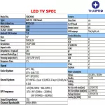 Thaipro รุ่น LED50E2000 Smart TV 50 นิ้ว Full HD 1080P  Smart TV wifi & Netflix & app store ประกัน 1 ปี ผ่อนฟรี0%นาน10เดือน