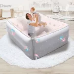 Nai-B Baby Inflatable Versatiile Bed, mattress and air blowing With a folded folding device, easy to store, very lightweight