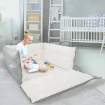 Nai-B Baby Inflatable Versatiile Bed, mattress and air blowing With a folded folding device, easy to store, very lightweight