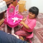 โต๊ะเครื่องแป้งเจ้าหญิง (มีเก็บเงินปลายทาง)