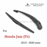 Kuapo back rainwater set for 2015 to 2020 Honda Jazz Fit, the back of the rainwater + wiper blade on the back. Honda Jazz