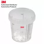 3M 50403 cups mixed with 870ml Mixing Cup without lid