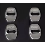 3 Colors S/S Car Door Lock Buckle Door Lock Protective Cover For Toyota Land Cruiser Prado FJ120 FJ150 Accessories 2003-