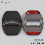 CAR STYLING Door Lock Protect Covers Case ES LS NX LX GX RX LF-A RC Stainless Steel Auto Accessories 4PCS
