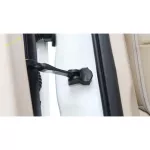 Lapetus Inner Door Lock  Car Door Check Arm Srust Waterproof Protection 8 Pcs Black Fit For Nissan Leaf