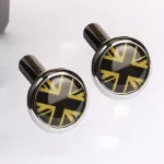 2PCS Auto Interior Door Lock Pin Cover Sticker for BMW MINI COOPER JCW One S Countryman Clubman F55 R60 Car Styling Accessories