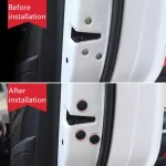 Car Door Lock Screw Protection Protector Stickers Covers Waterproof Doors For Honda Fit Hrv Civic City For Subaru Suzuki