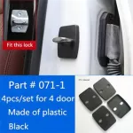 4PCS/LOT CAR DOOR LOCK CATCH COVER BUCPLE CAP ANIST for Mini Coutryman Paceman Paceman R61 Car Styling Accessories