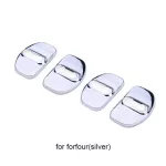 Car Door Lock Cover Stainless Steel Rustrant Buckle Protector Shell Case for Smart 453 451 Fortwo Forfour Car Accessories