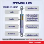 Stabilus Germany, back shock absorber, Suzuki Swift 1.2, 2010-2017, 1 pair 583169. [Authentic car]