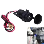 Waterproof Motorcycle USB Charger 12V USB Charging Power Adapter with LED Indicator Light Motor Accessories