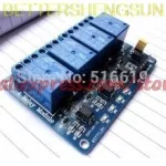 Blue 4-channel 5v Relay Module Low Strigger For  Pic Arm Dsp Avr Msp430
